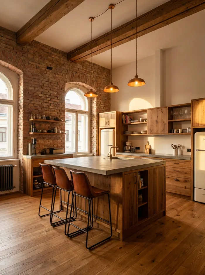 Küche renovieren Gallusberg - Loft Style