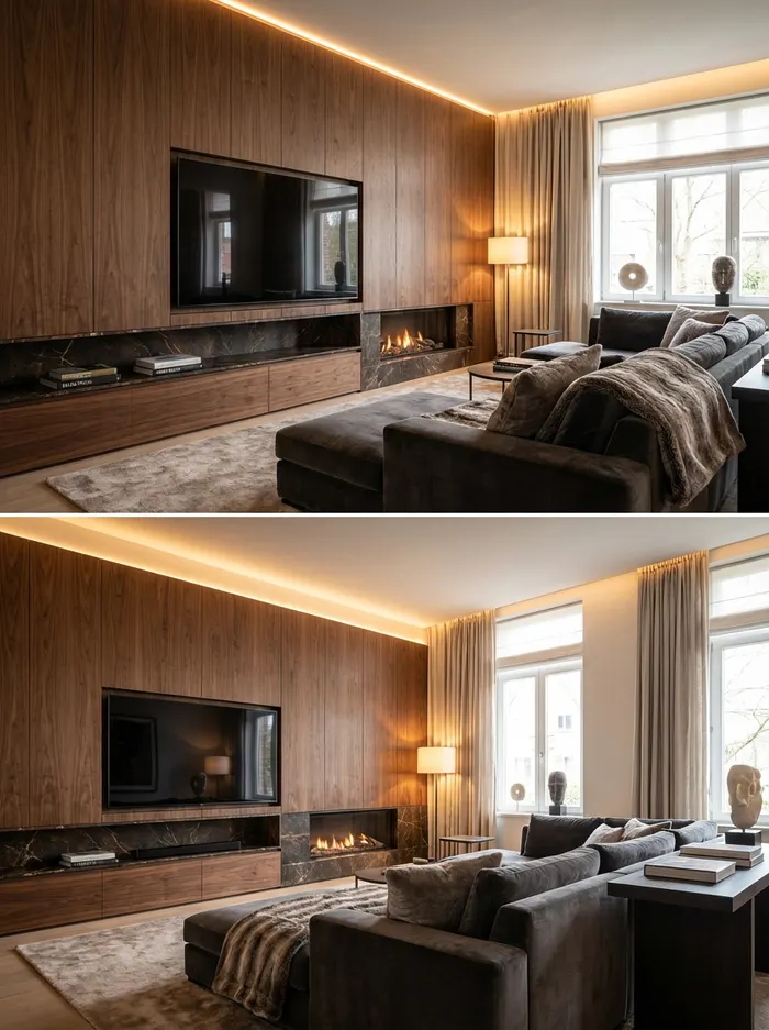 Wohnzimmer Komplettsanierung Gallusberg